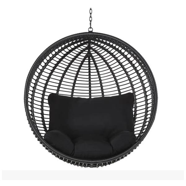Hanging Glider Outdoor Garden PE Rattan Swing Chair Hanging House Hotel