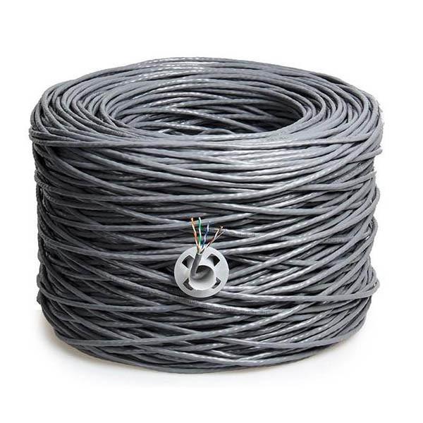 Solid Pure Copper Cat5e UTP CMR Cable 24AWG Extend To 350MHz 1000FT