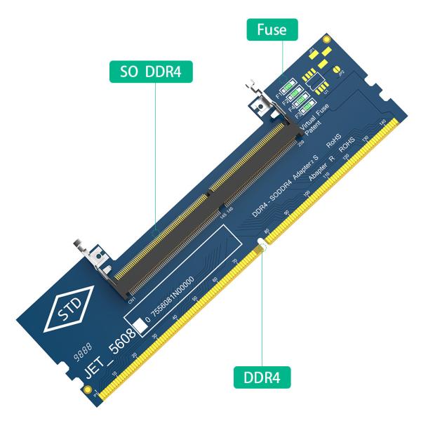 Desktop Laptop  DDR Memory Adapter DDR4 RAM Adapter 133MM