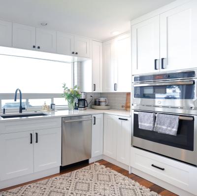 Shaker Lacquer Doors Island Modern Custom Modular Cabinets American Style