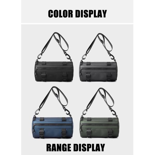 Men's And Women's Barrel Shaped Drum Bag Waterproof Crossbody Bag Custom Design