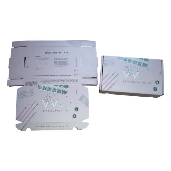 Folding Corrugated Paper Box Custom Printed Packing Book Shipping Boxes