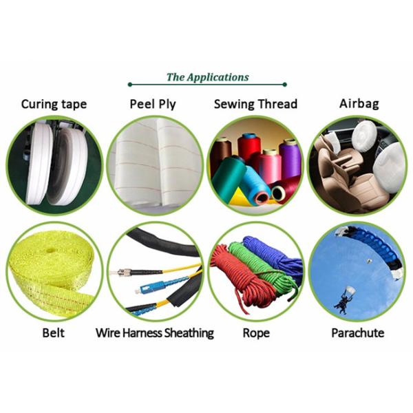 Fil du nylon tordu par HT 66 FDY Dtex 1400 pour traiter et envelopper la bande