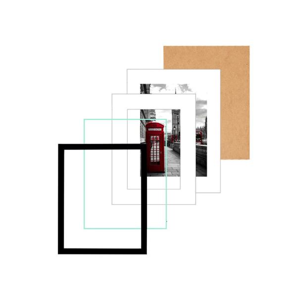 11*14  11*17 12*18 A3 Black Photo Frame Solid Wood Europe Style wooden photo frames for wall