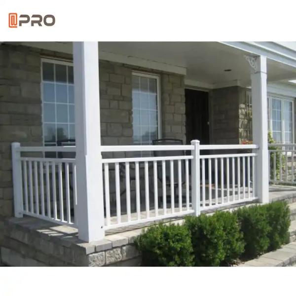 Modern Customization Aluminum Slat Fence Black Balustrades Handrails