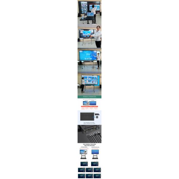 65 75 86 98 дюймовая интерактивная 4k доска для смарт-телевизоров All-in-one с камерой