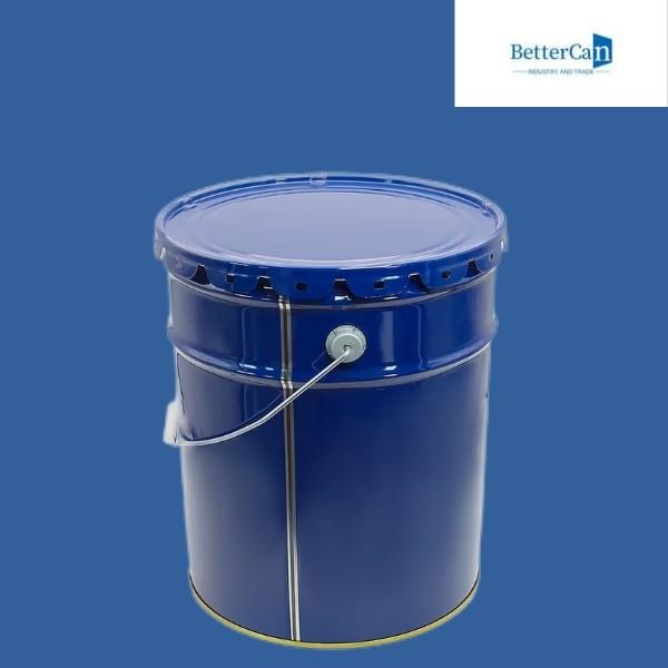 Tinplate 5 Gallon Paint Pails 20L Metal Bucket With Lid