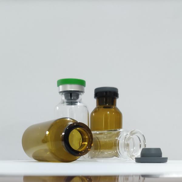 1-100ml Transparent Sterile Tubular Glass Vials Pharmaceutical Tubular Glass Vials With Rubber Stopper