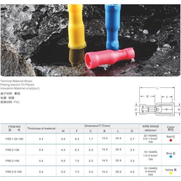 Изолированные вилки для кабелей Нилоновые/бронзовые подключаемые электрические соединители для терминальных кабелей