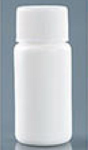 White Solid Medical Food Grade Plastic Bottles 27g Volume Custom Logo