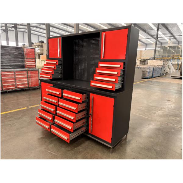 Тяжелый грузовик коричневый 10 футов 40 ящик стальной рабочей скамьи инструментальный шкаф для ремонта мобильных телефонов
