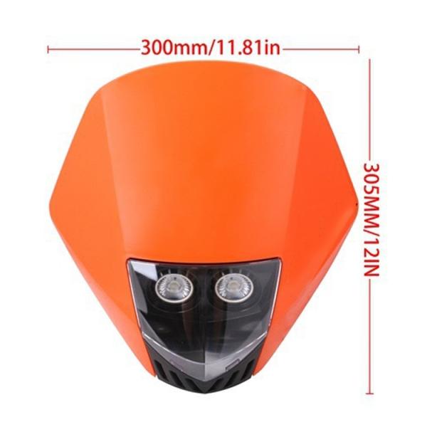 ABS Plastic LED Headlights for KTM CRF XR WRF Motorcycles Customized Personalization