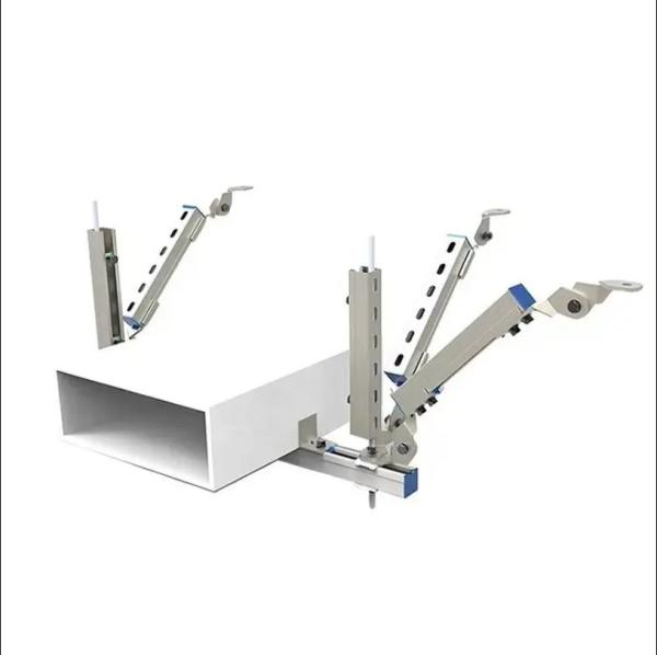 Electro Galvanized 4 Way Seismic Bracing Fittings Seismic Hangers