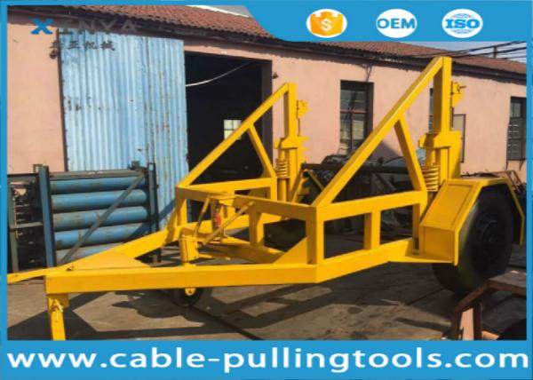 3T - reboque resistente do portador do carretel do cilindro de cabo da suspensão 10T para puxar do cabo