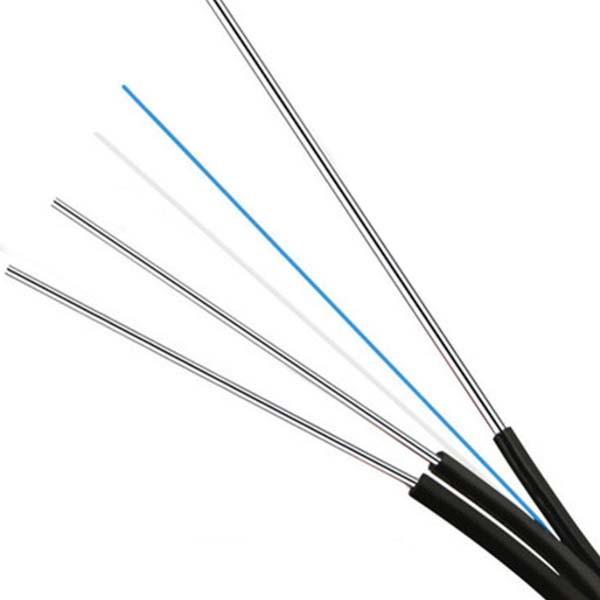 2 cabo de fibra ótica do preto FTTH do núcleo KFRP GJYXCH para a promoção