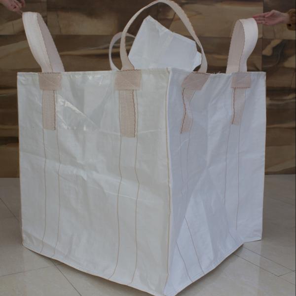 2200LBS 4 Loops White Jumbo PP Big Bag Sand Stone Firewood Bulk bag
