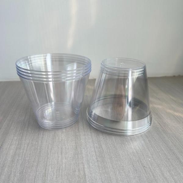 Custom Party Takeaway Dessert Clear Cup Plastic Disposable Cup US Currency Return refunds