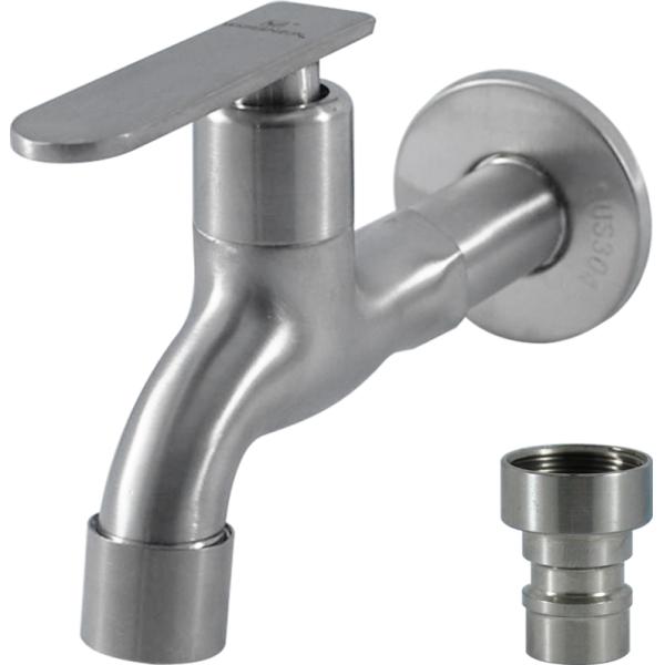 Acessório de torneira de banheiro SUS304 torneira de bacia de aço inoxidável para lavagem facial moderna