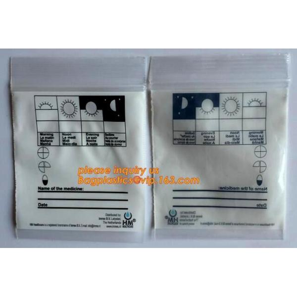 tablets pills packaging bag, poly medical dispenser k bag drug zipper bags reclosable bags, zipper bag medical min