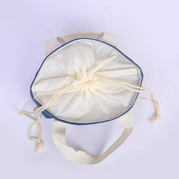 Haze Blue Beer Bottle Thermal Lunch Bags For Adults With Polar Bear Print