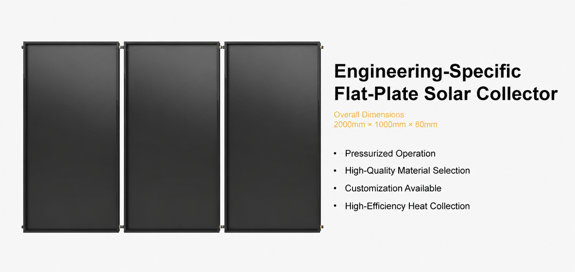 Commercial Flat Plate Thermal Solar Collector For Hot Water And Heating