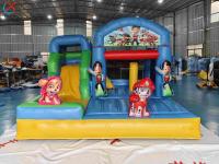 Popular dibujos animados Inflable Casa de salto con diapositivas PAW Patrulla Inflable Combo Para Niños