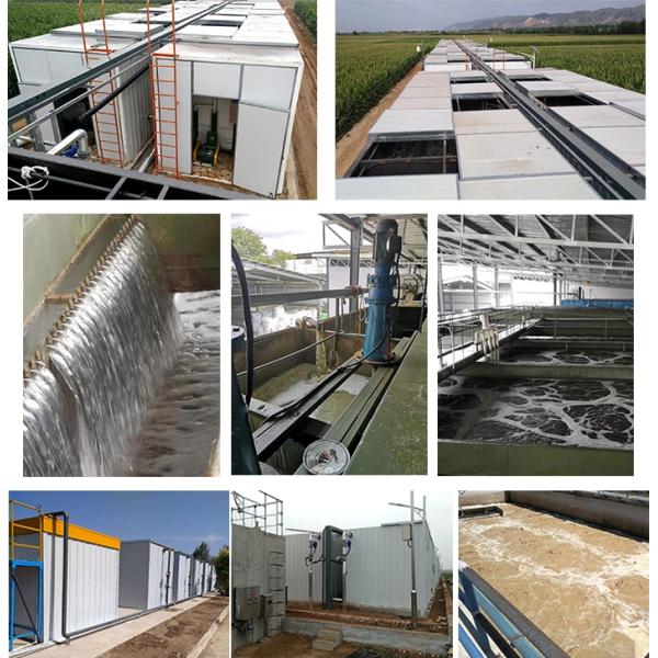 3.03kw 150m3/D MBBR Sewage Treatment Plant Domestic Waste Water Treatment Plant