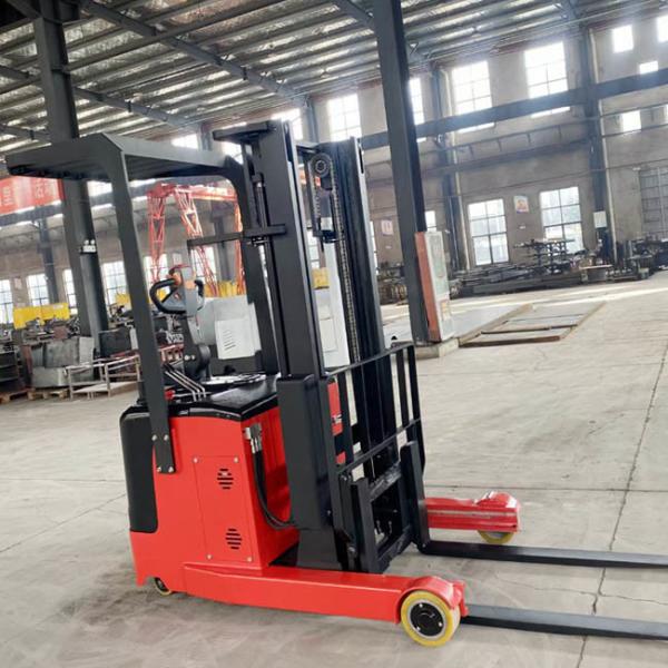 Red CQD15A-30 Walkie Stacker With Reach 1500kg Battery Reach Truck