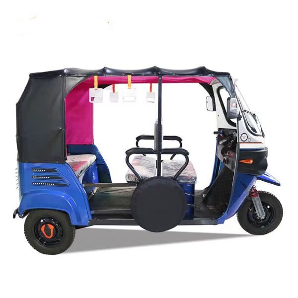 O táxi elétrico moderno Bajaj do triciclo da carga denomina assentos do veículo elétrico 4 de Tuk Tuk