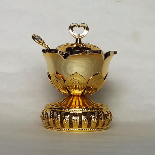 Flower shaped base high foot bowl（5）