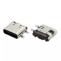 Receptáculo reversible USB 3.1 de 16 pines Tipo C Conector de enchufe hembra SMT