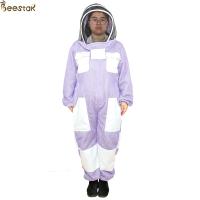 Pourpre apiculteur Uniform de costume de Suit Ventilated Beekeeping d'apiculteur de 3 couches