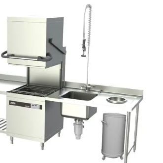 Кухонная посудомоечная машина высокой мощности Коммерческая посудомоечная машина для ресторана