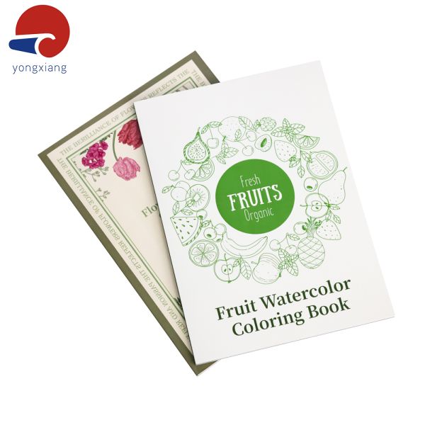 Multilingual Custom Coloring Books Offset Printing Embossed Coloring Book