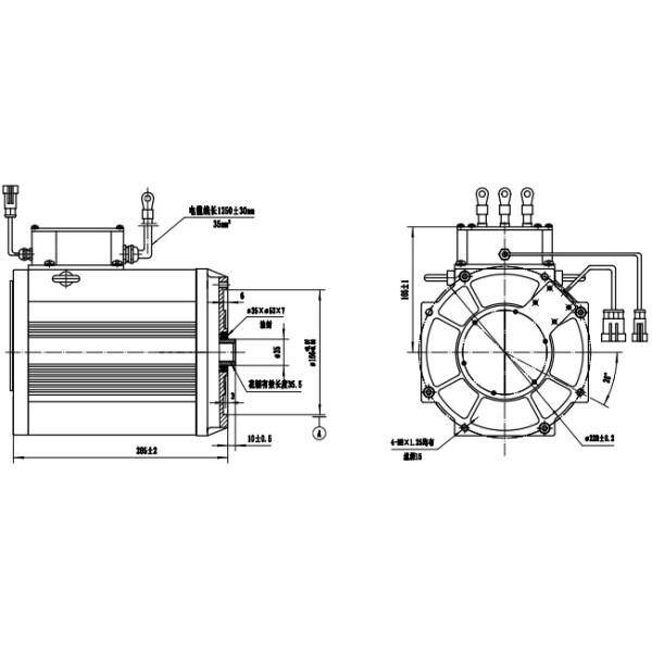 Long Life 10kW AC motor for Club Car