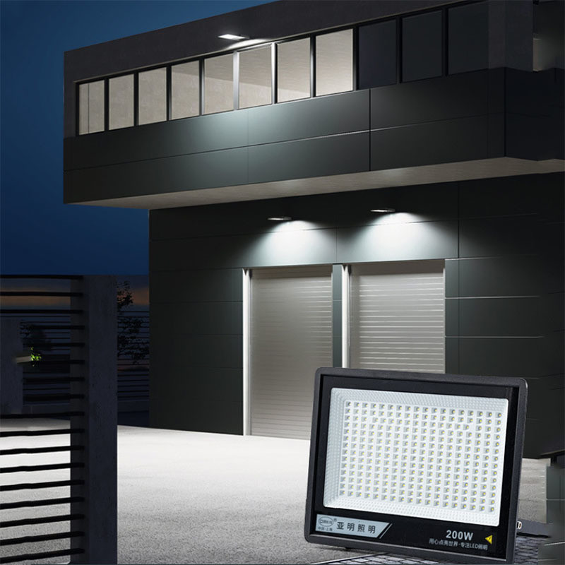 Aluminum Alloy Advertising Floodlight with 120lm Luminous Flux and 180° Beam Angle