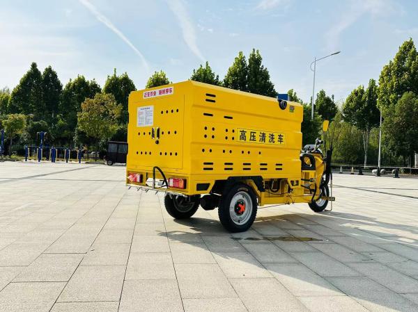 Electric Marble Automatic Road Washing High Pressure Cleaning Truck Water Tricycle Cleaning Car