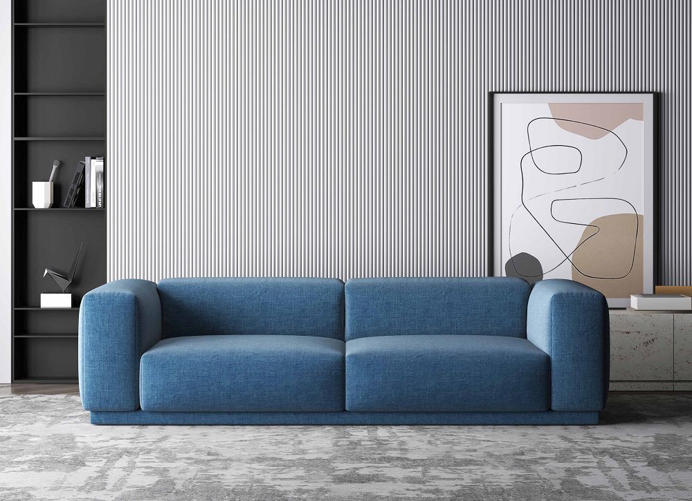 Fabric Modular Reception Sofa 2.4m 3.3m Office Waiting Area Sofa