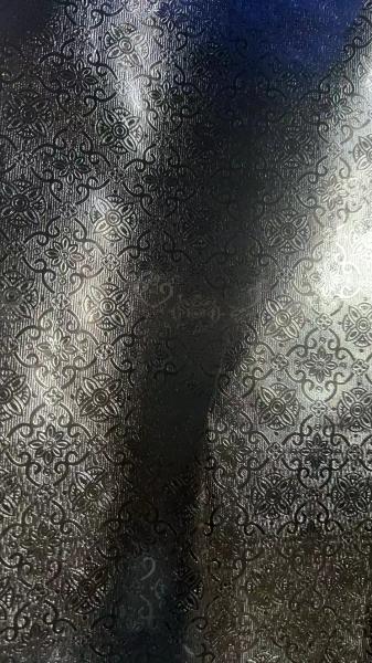 Customized Embossed Gold And Silver Foil For Cake Tray Made And Black And White Metalized Film  For  Coke  Board