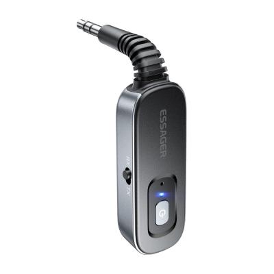 ESSAGER ES-BT10 Built in Battery Jack Aux 3.5mm to Bluetooth Transmitter Receiver