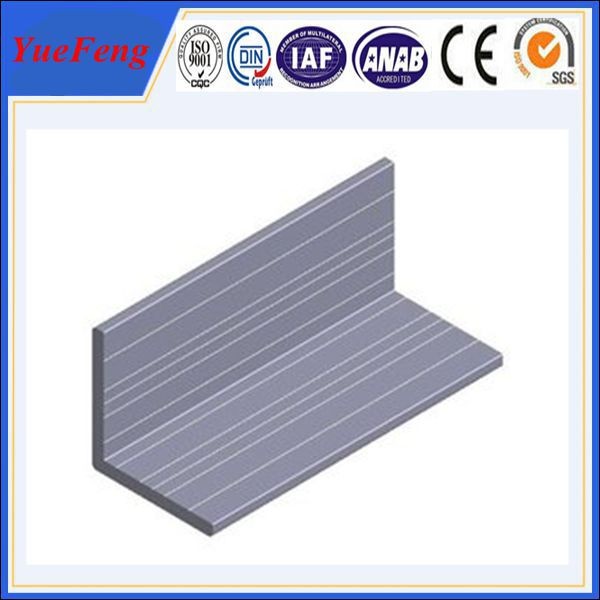 High quality Aluminum angle with ISO9001:2008 certificate