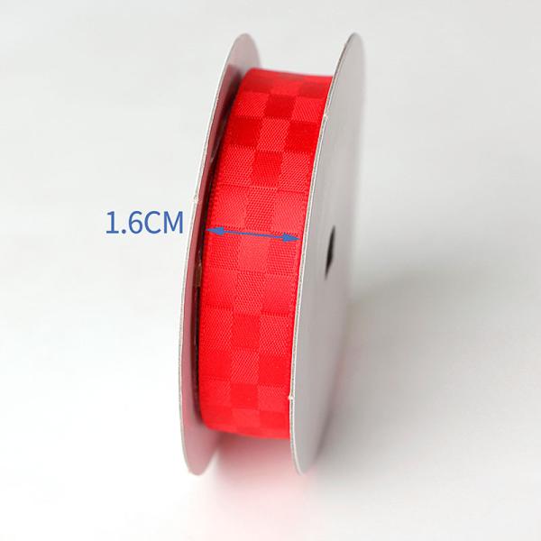 8pcs satin grosgrain fabric ribbon set for wedding decoration in solid color or printed