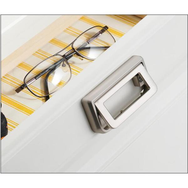 Brush Brass Hidden Drawer Pulls Kitchen Cabinet Knobs / Closet Square 96mm Handles T Bar Pulls Furniture Fittings