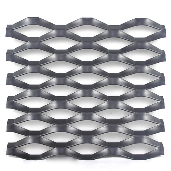 Mill Finish Aluminum Expanded Metal Mesh For Facade Covering