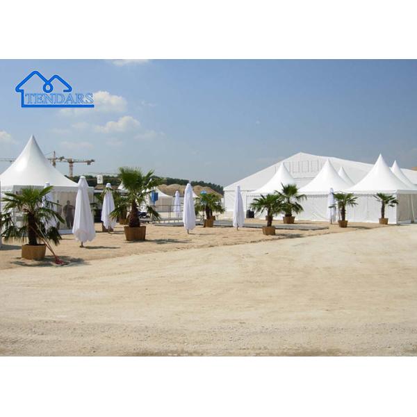 Outdoor Custmized Waterproof Pagoda Exhibition White Canvas Tent Outdoor Commercial Structure