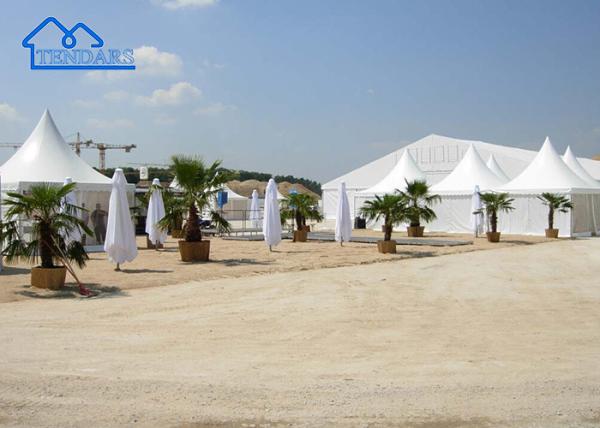 Tenda exterior de telhado branco Pagoda Marquee com decoração OEM ODM Pagoda Tenda Custo