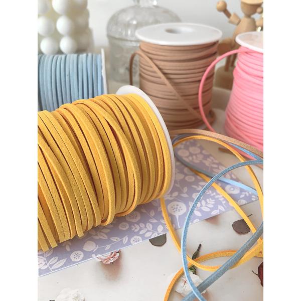 3мм шерстяная ленточка из кожи свинец ISO9001 Синяя ленточка из акса