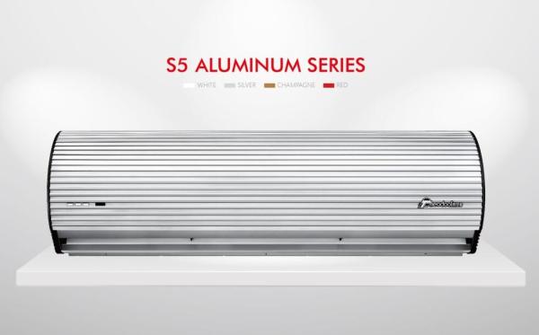 2024 New 150cm Aluminum Silver Fan Cooling Theodoor Air Curtain For Supermarket Store