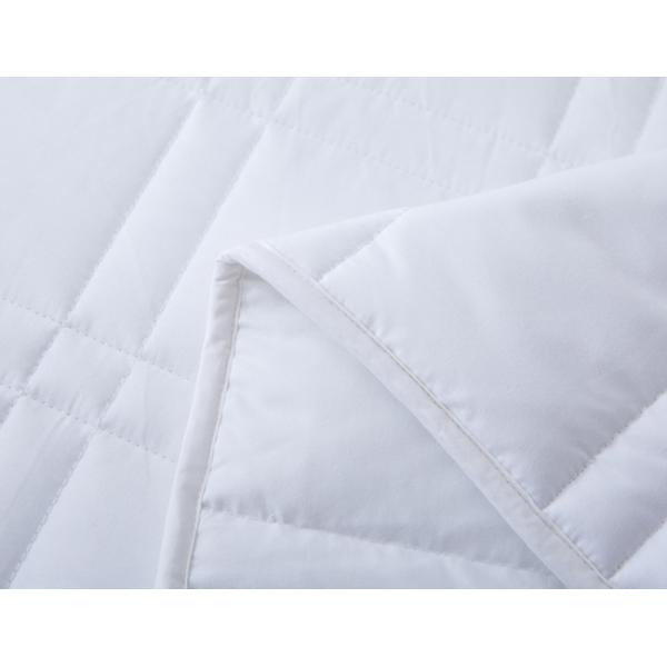 Heavy Throw White 152x203cm 15lbs Cotton Knit Weighted Blanket For Adults