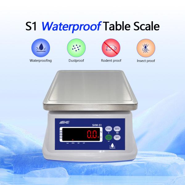 8V/1A Power Supply Waterproof Scale with Dual Screen Display and Precision Sensor